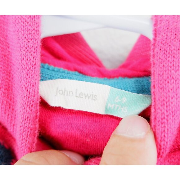 John Lewis Pink Llama Baby Girl Sweater, size 6-9 months - Picture 11 of 12